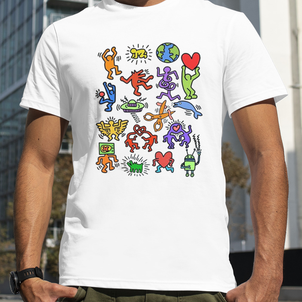 Symbols Keith Haring shirt