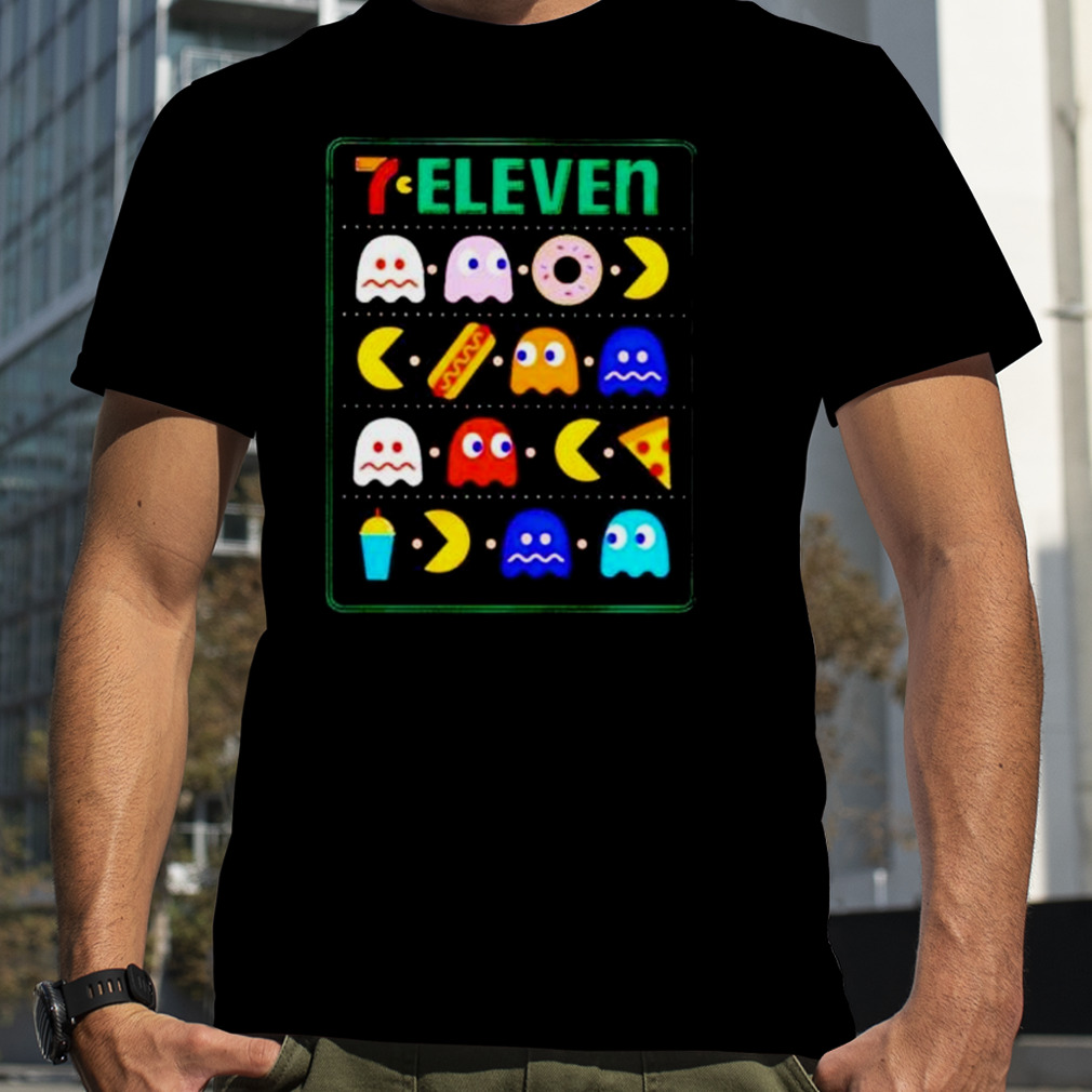 7 Eleven pac man fastfood shirt