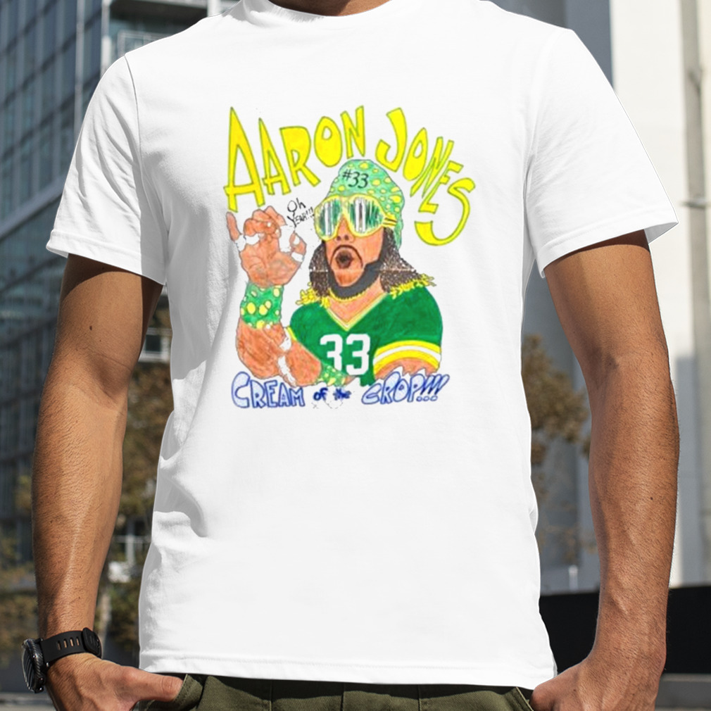 Aaron Jones 33 cream of the crop shirt, hoodie, sweater, long