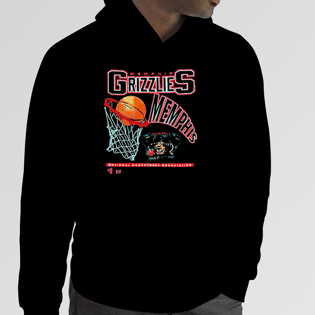 Memphis Grizzlies Vintage Hoop NBA T Shirt - Limotees