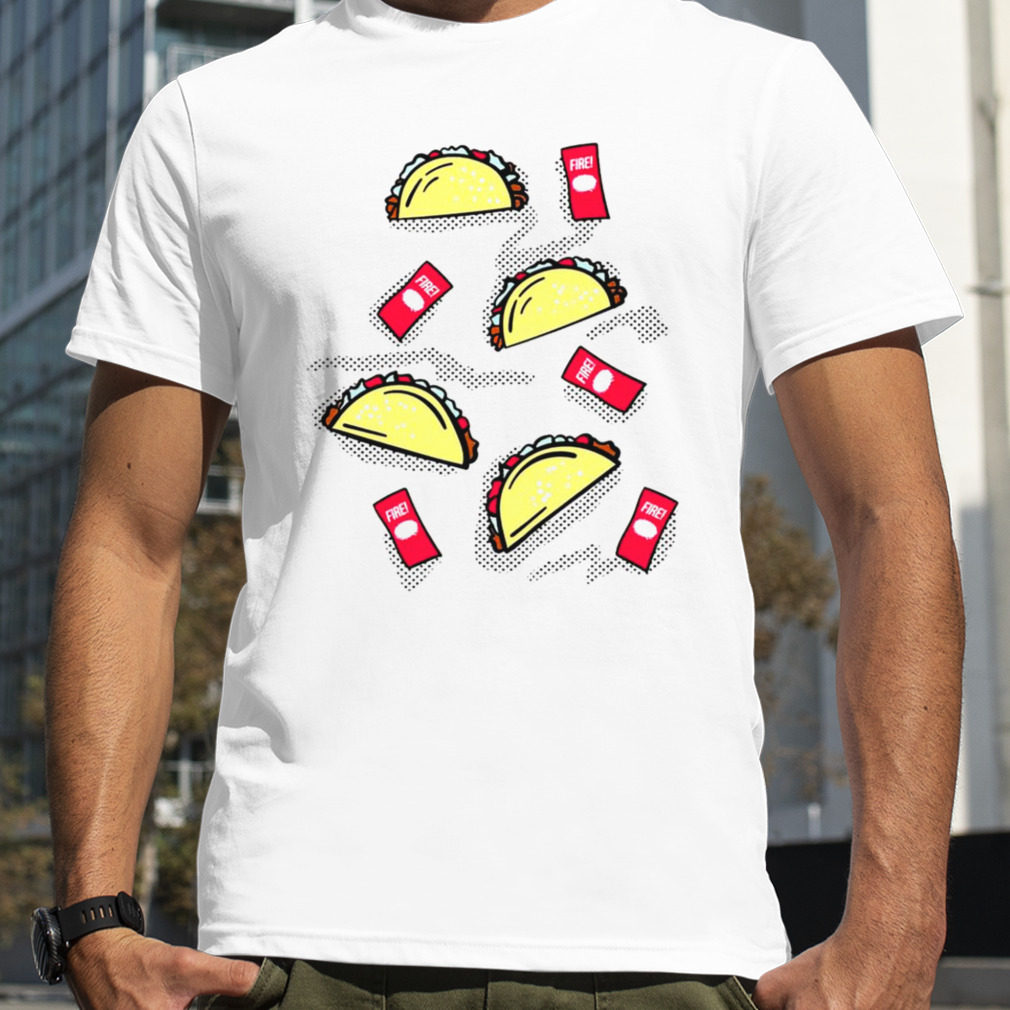 Taco bell fire shirt