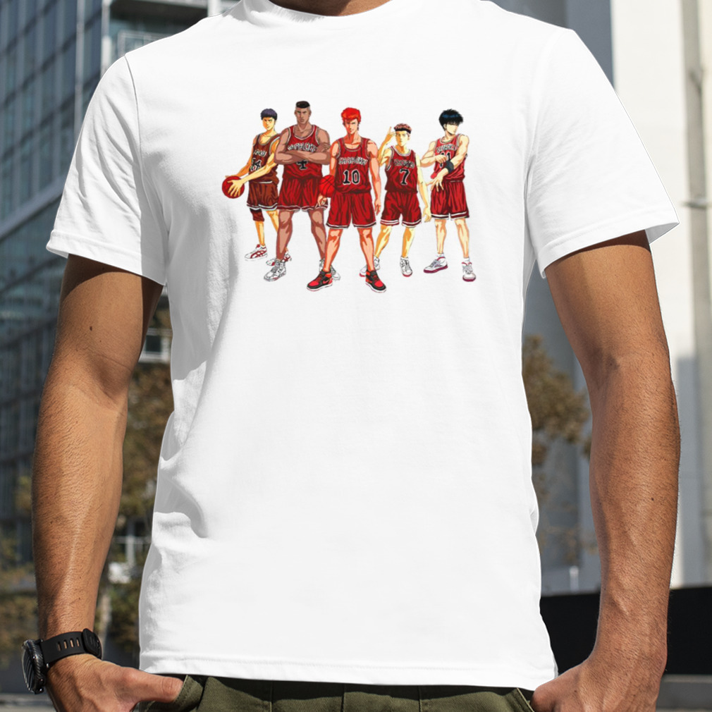 Team Basketball Cartoon Slam Dunk Anime Series shirt