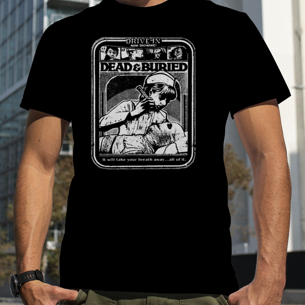 Gutter Garbs Merch Dead And Buried Drive In Ad Shirt