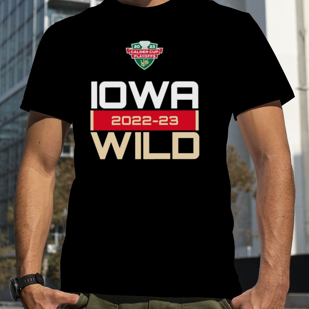 Iowa Wild 2022 – 2023 Calder Cup Playoffs shirt