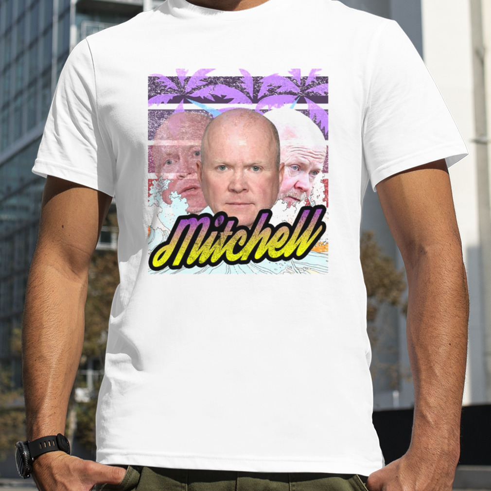 Phil Mitchell Eastenders Cold War Steve Mcfadden Vintage Sun Drenched Style Surf Palm Tree shirt