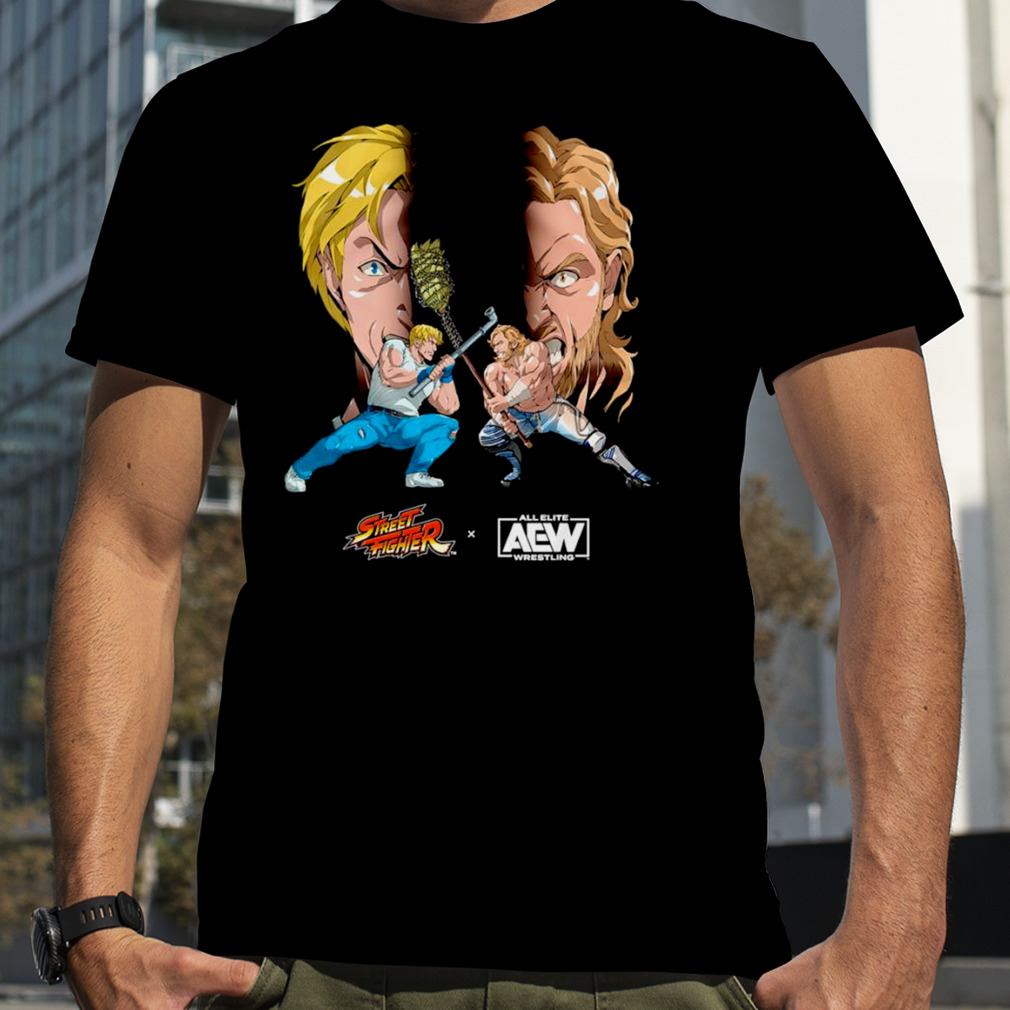 Kenny Omega Vs. Cody Street Fighter x AEW shirt