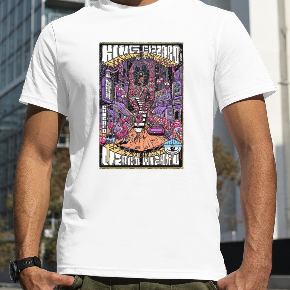 King Gizzard June 11+12+13 2023 Chicago IL Poster Shirt