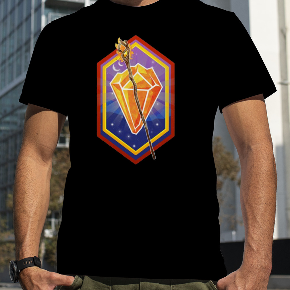 Wizard Staff And Phoenix Gem Onward Movie shirt