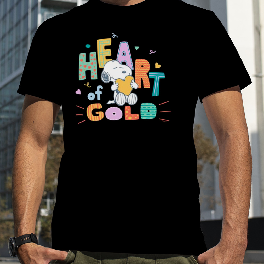Heart Of Gold Baby Peanuts Snoopy shirt