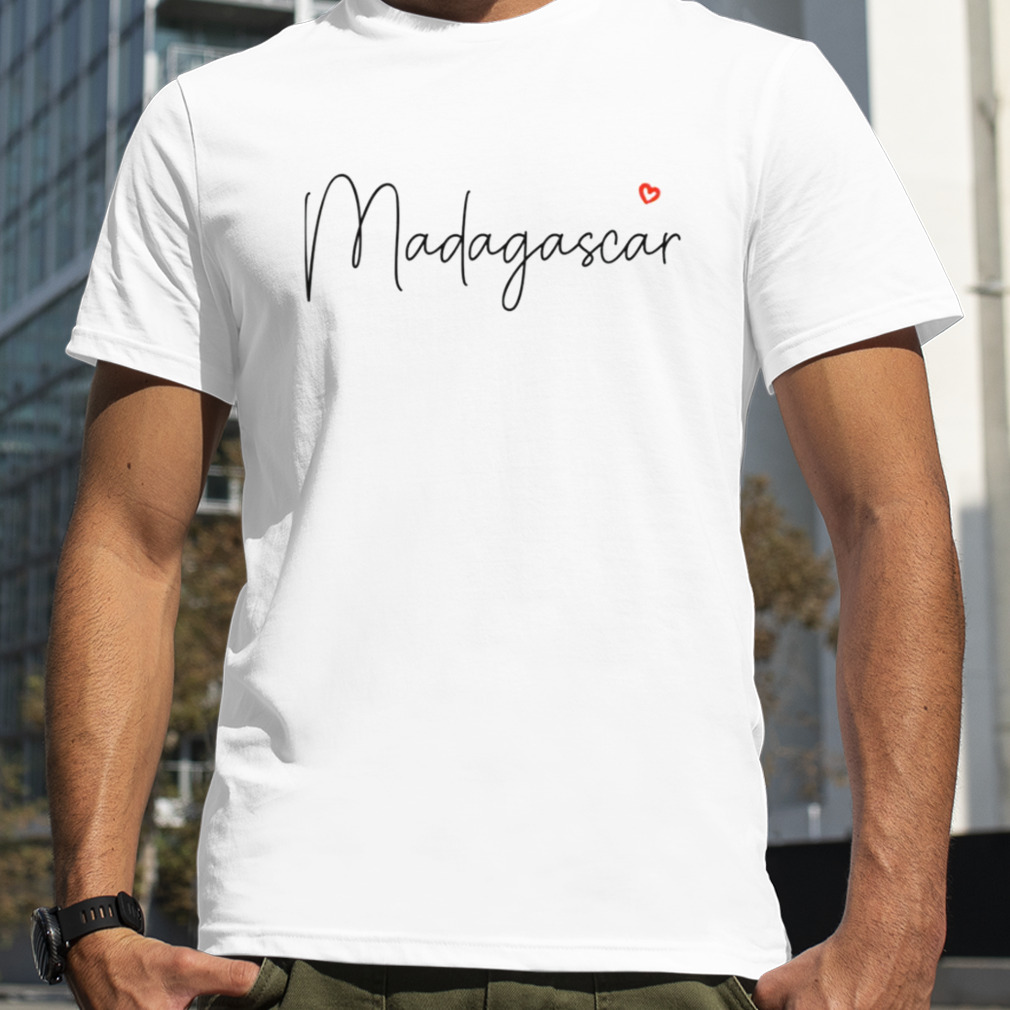 Minimalist Text Logo Madagascar shirt