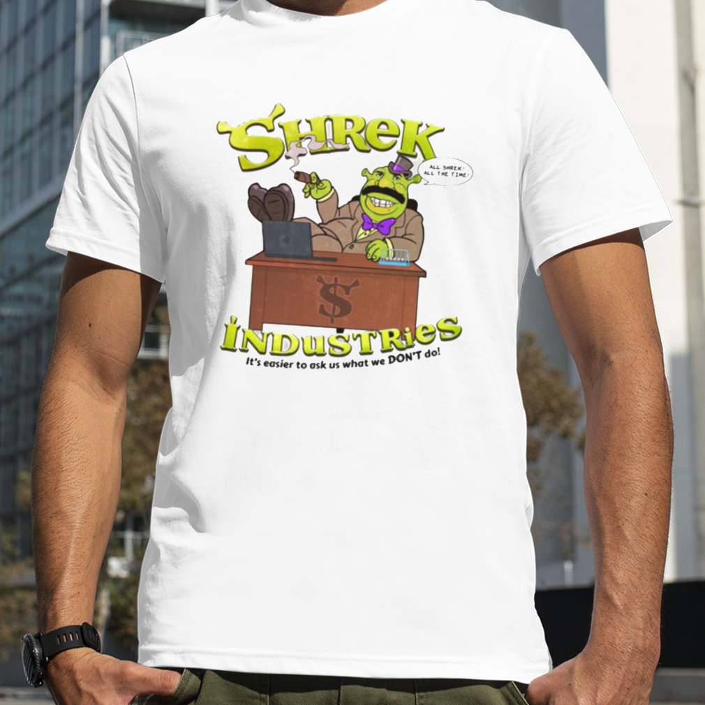 $hrek Industries Cartoon Art Shrek shirt