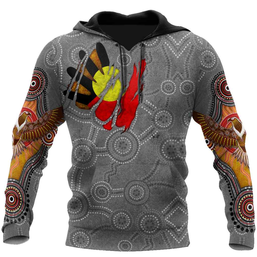 Aboriginal Australia In My Heart Indigenous Painting Art 3D Hoodie