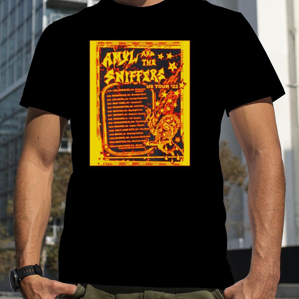 Amyl And The Sniffers Us Tour 2022 shirt