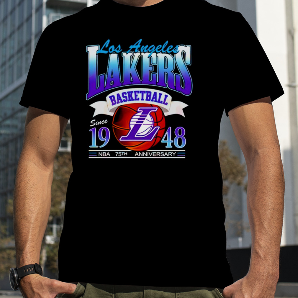 Los Angeles Lakers Basketball since 1948 NBA 75th anniversary shirt