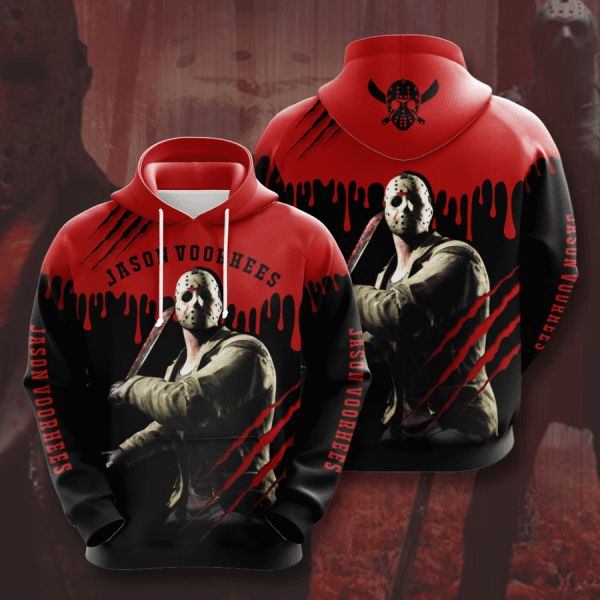 Jason Voorhees And Friday The 13th Halloween Design Gift For Fan Custom 3d All Over Printed 1 Hoodie