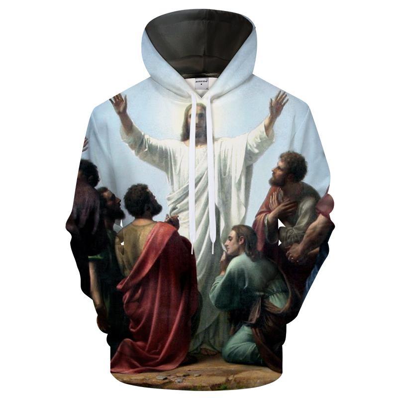 Jesus Love 3D Sweatshirt Hoodie Pullover