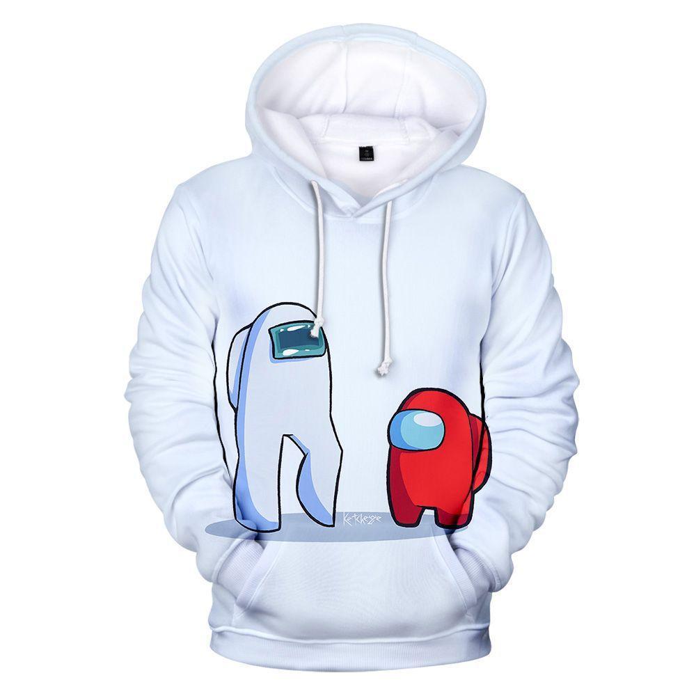 Kids Style-20 Impostor Crewmate Among Us Cartoon Game Unisex 3D Printed Hoodie Pullover Sweatshirt