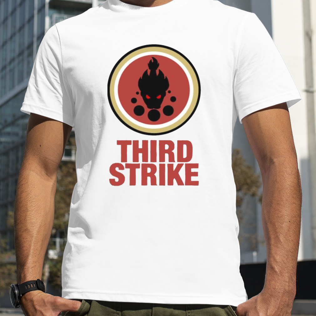 Third Strikes Parody Logo Lucky Strike shirt