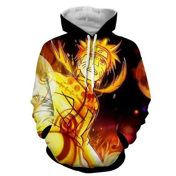 Naruto 1 Gift Over Print 3d Zip Hoodie