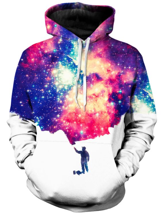 Painting The Universe Galaxy Hoodie 3D