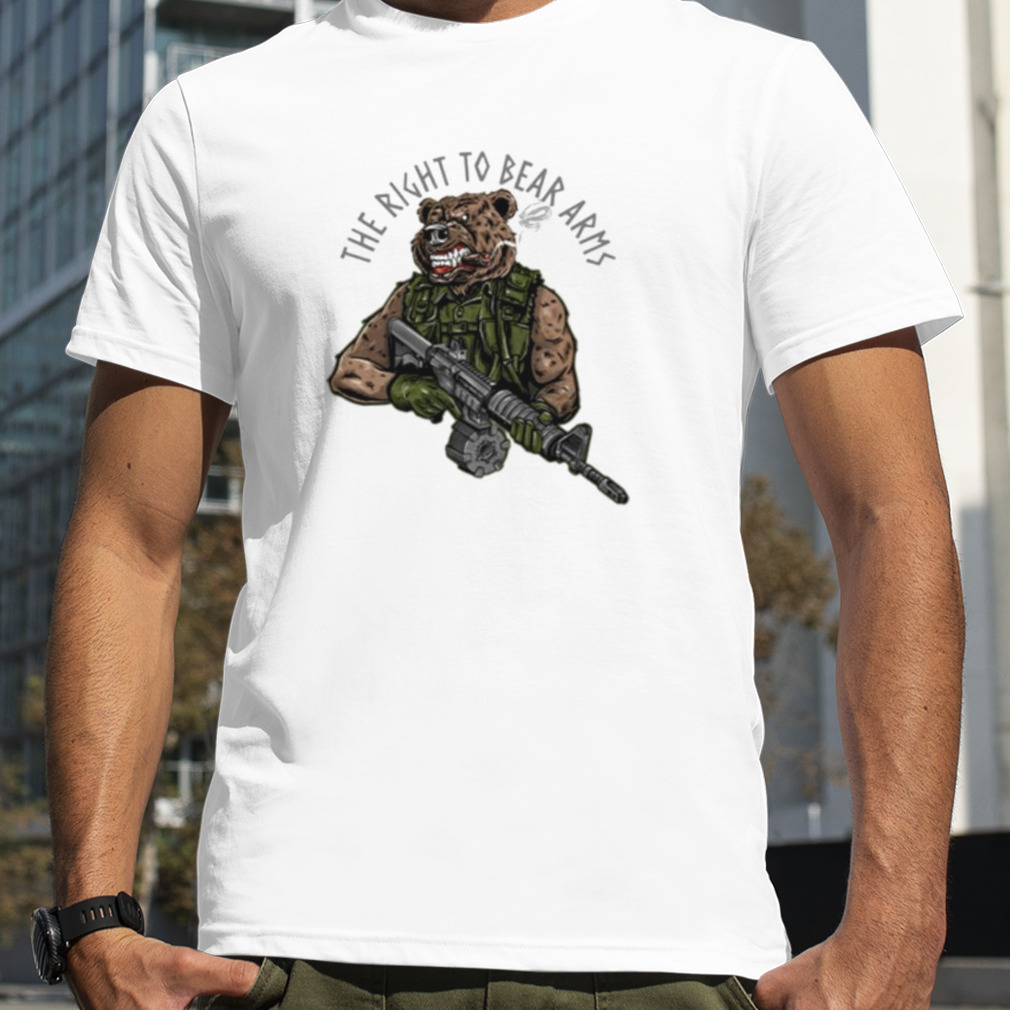 The right to bear arms gun shirt
