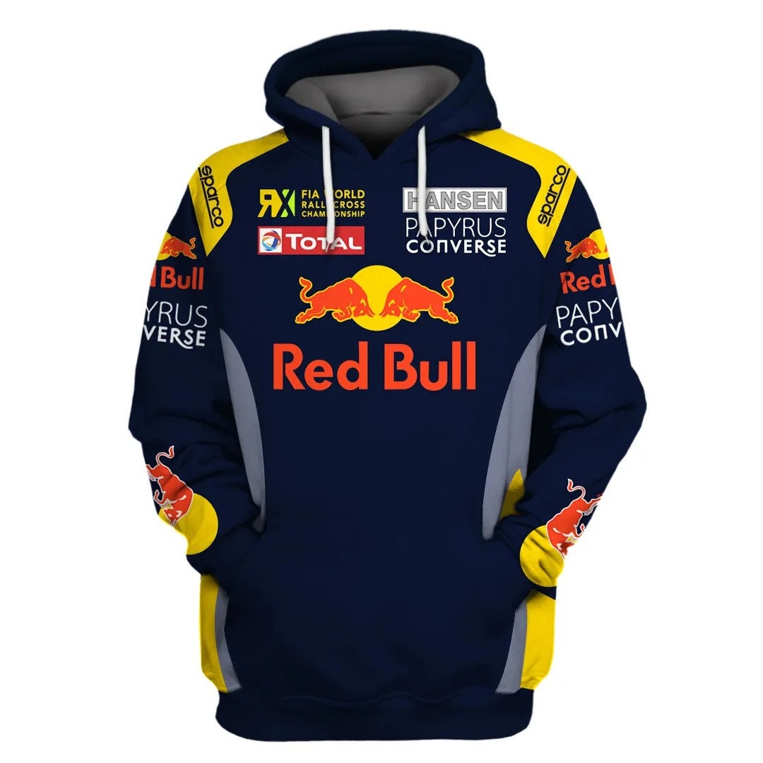Red Bull Total 3D Peugeot Sport Racing Team Sportcar F1 Team AOP Unisex Hoodie