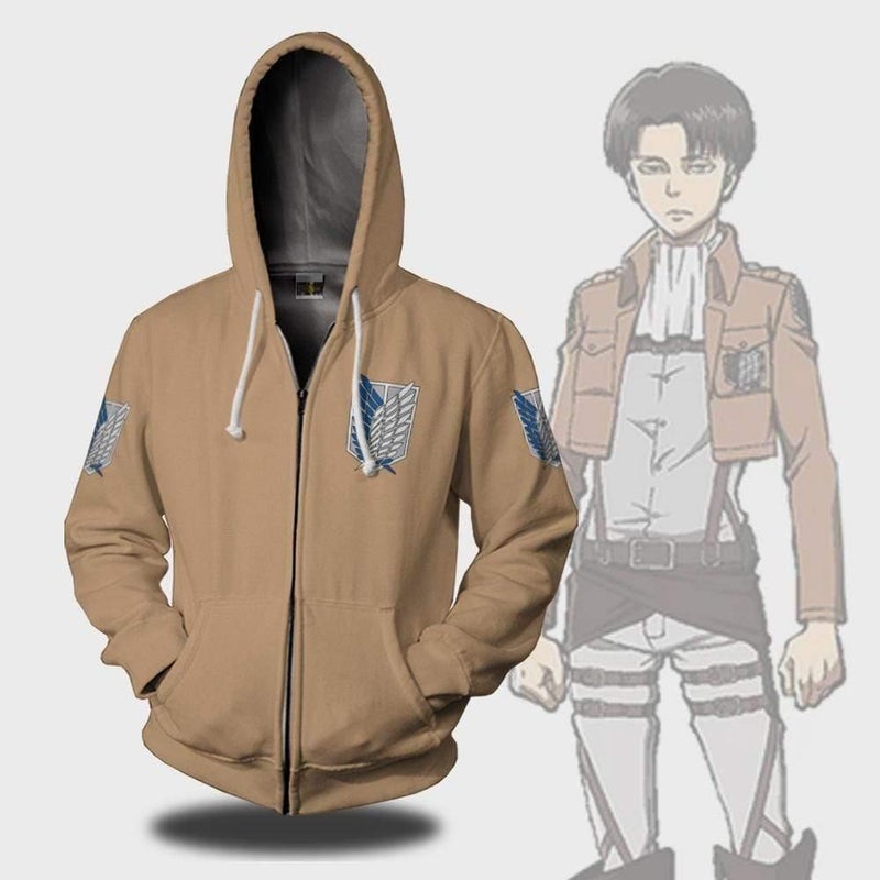 Survey Corps Hoodie Attack On Titan Jacket Anime Uniform Costume