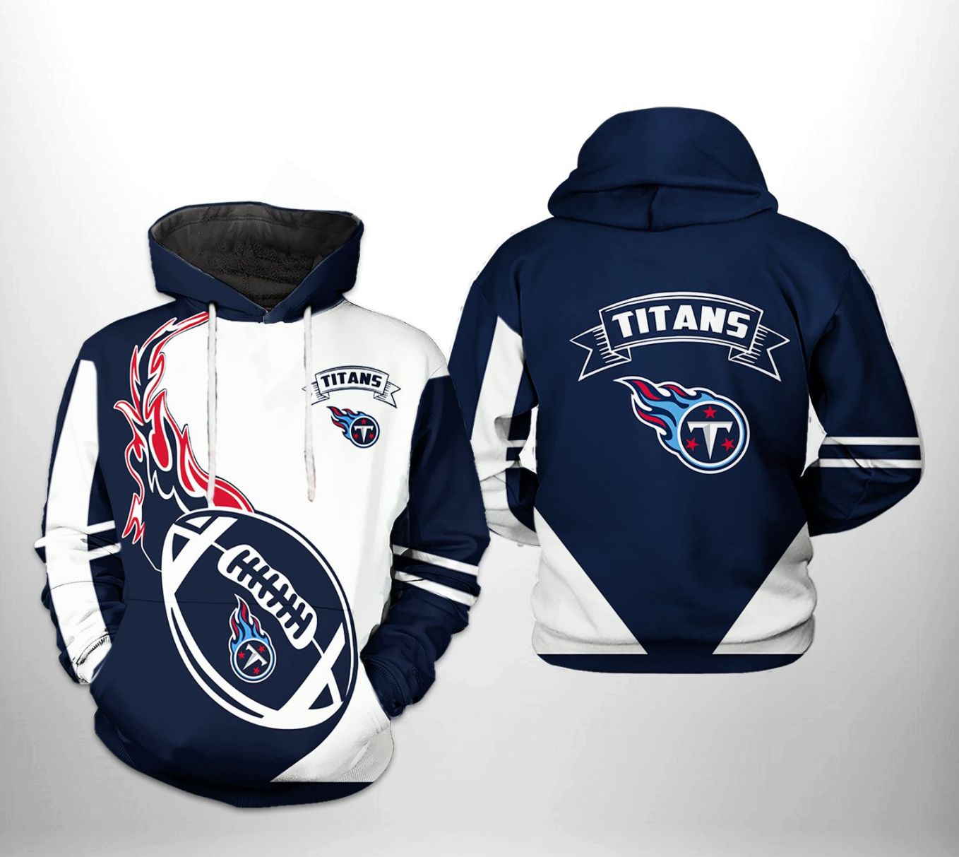 Tennessee Titans NFL Classic 3D Printed Hoodie