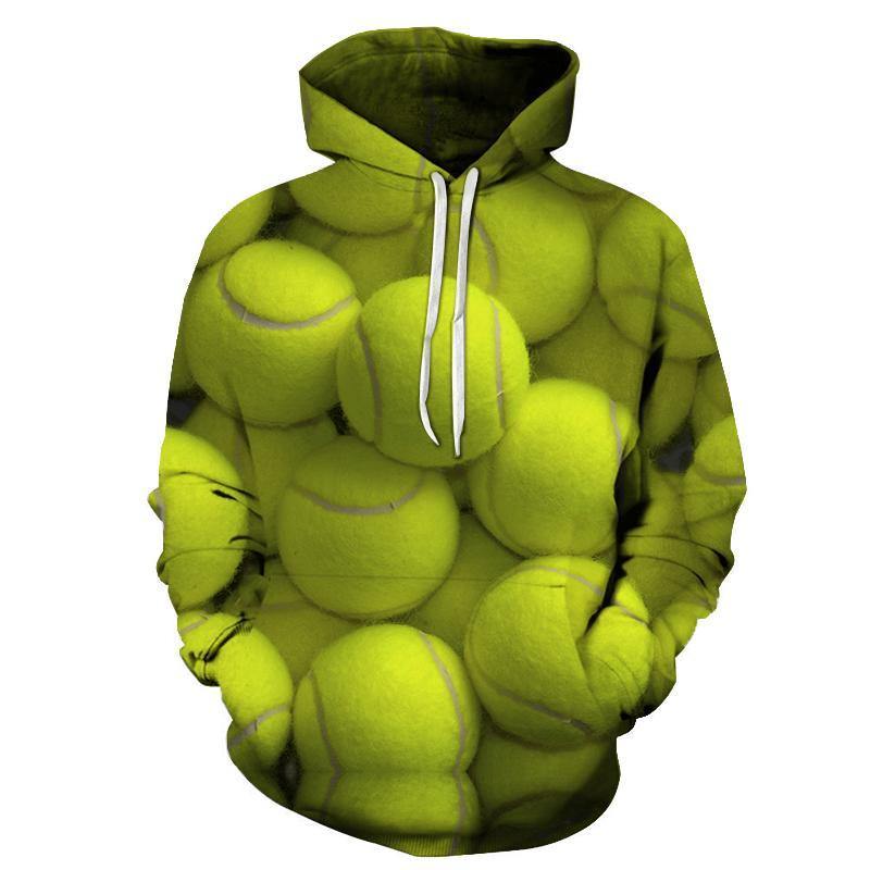 Tennis Balls 3D - Sweatshirt, Hoodie, Pullover