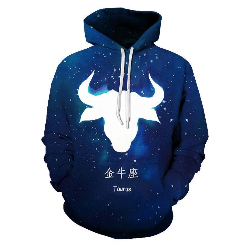The Blue Taurus- April 21 To May 21 3D Sweatshirt Hoodie Pullover