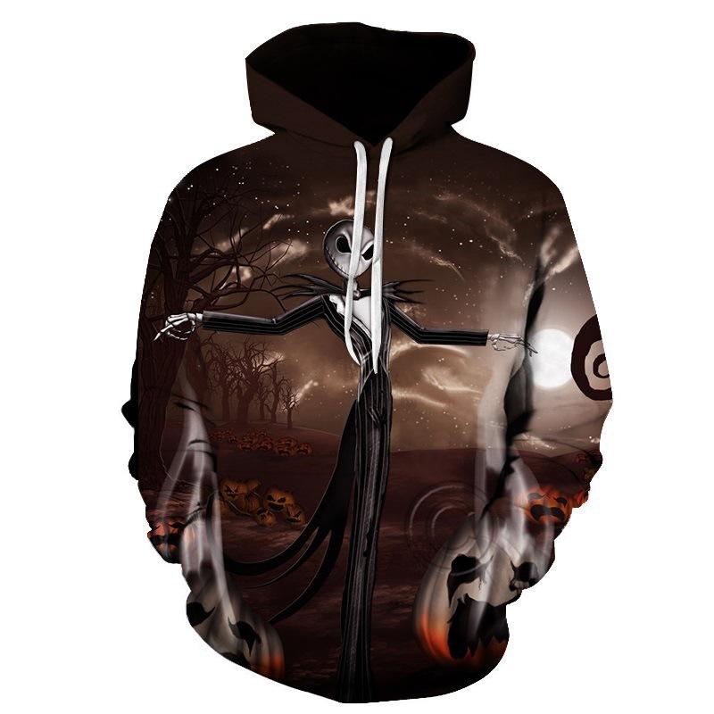 The Nightmare Before Christmas Anime Jack 6 Unisex 3D Printed Hoodie Pullover Sweatshirt