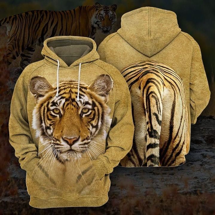 Tiger Funny Full Printing 3d Hoodie