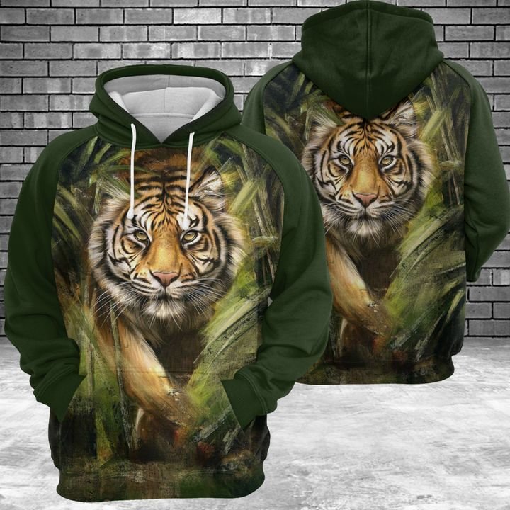 Tiger So Cool 3D Printed Hoodie