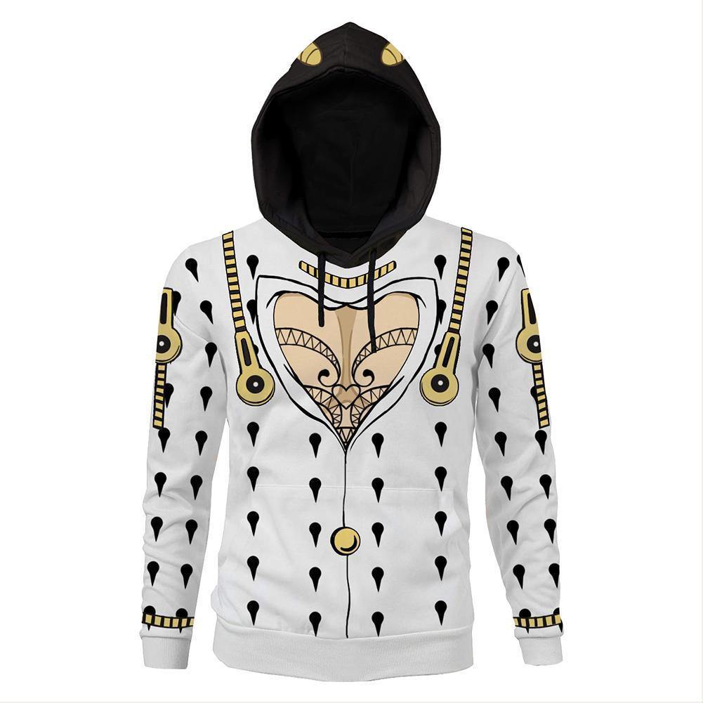 Unisex Bruno Bucciarati Hoodies Jojo'S Bizarre Adventure Pullover 3D Print Jacket Sweatshirt
