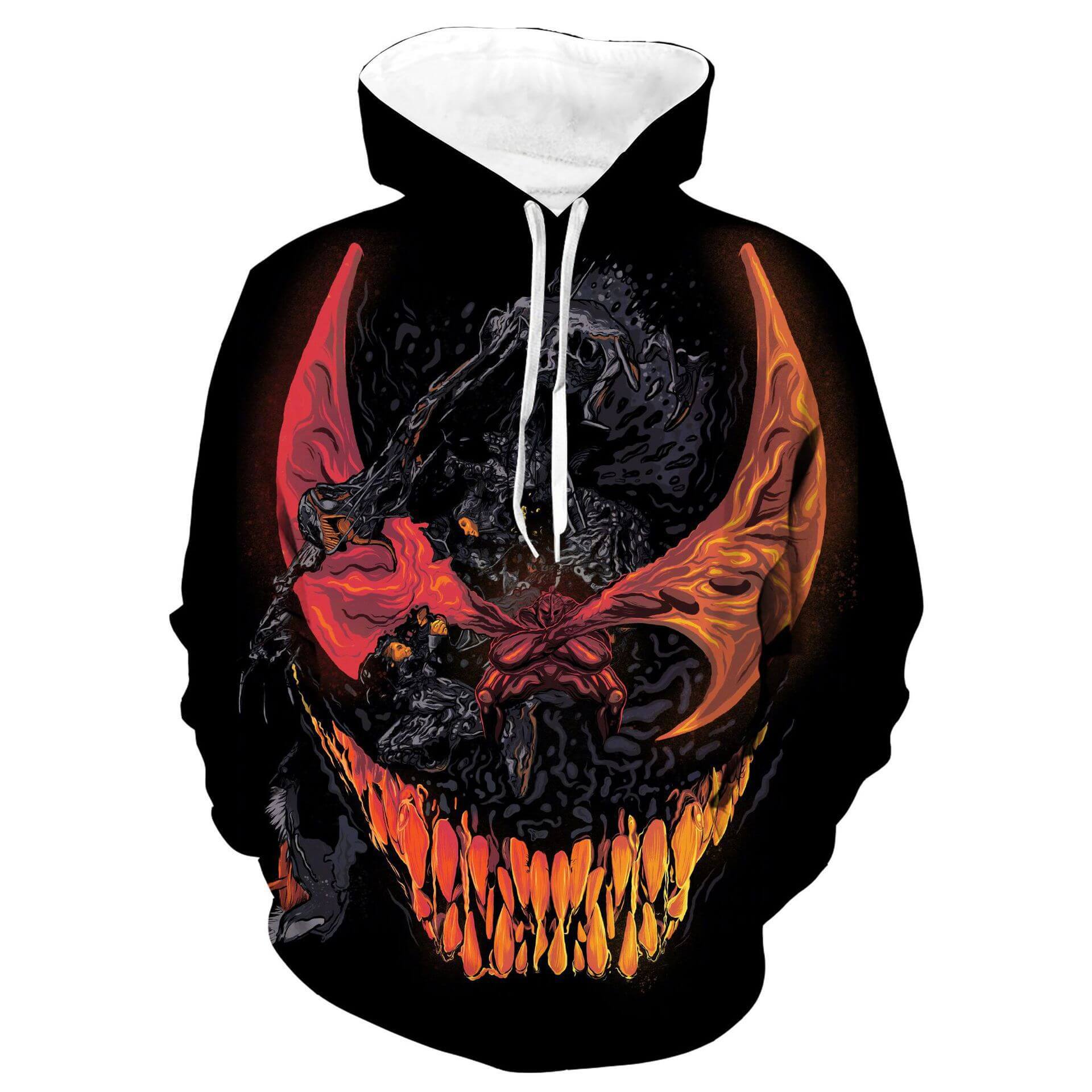 Venom Movie Brock Eddie 18 Unisex Adult Cosplay 3D Print Hoodie Pullover Sweatshirt
