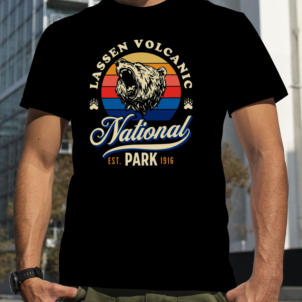 Bear Logo Lassen Volcanic National Park shirt