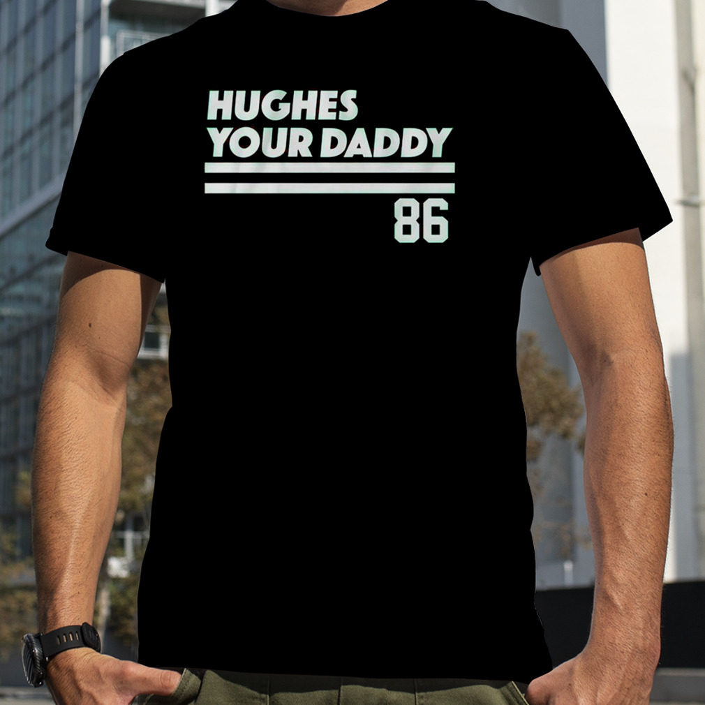 Jack Hughes Your Daddy New Jersey 86 shirt