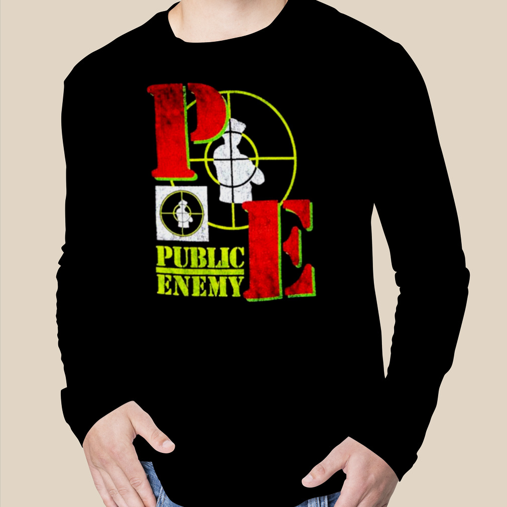 Public enemy target logo shirt