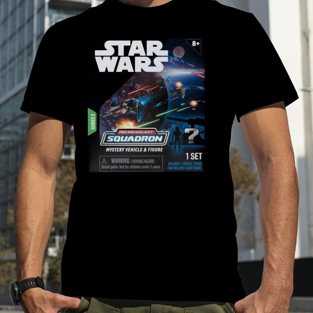 Star Wars Micro Galaxy Squadron Series 3 Blind Box Vehicle & Figure Shirt