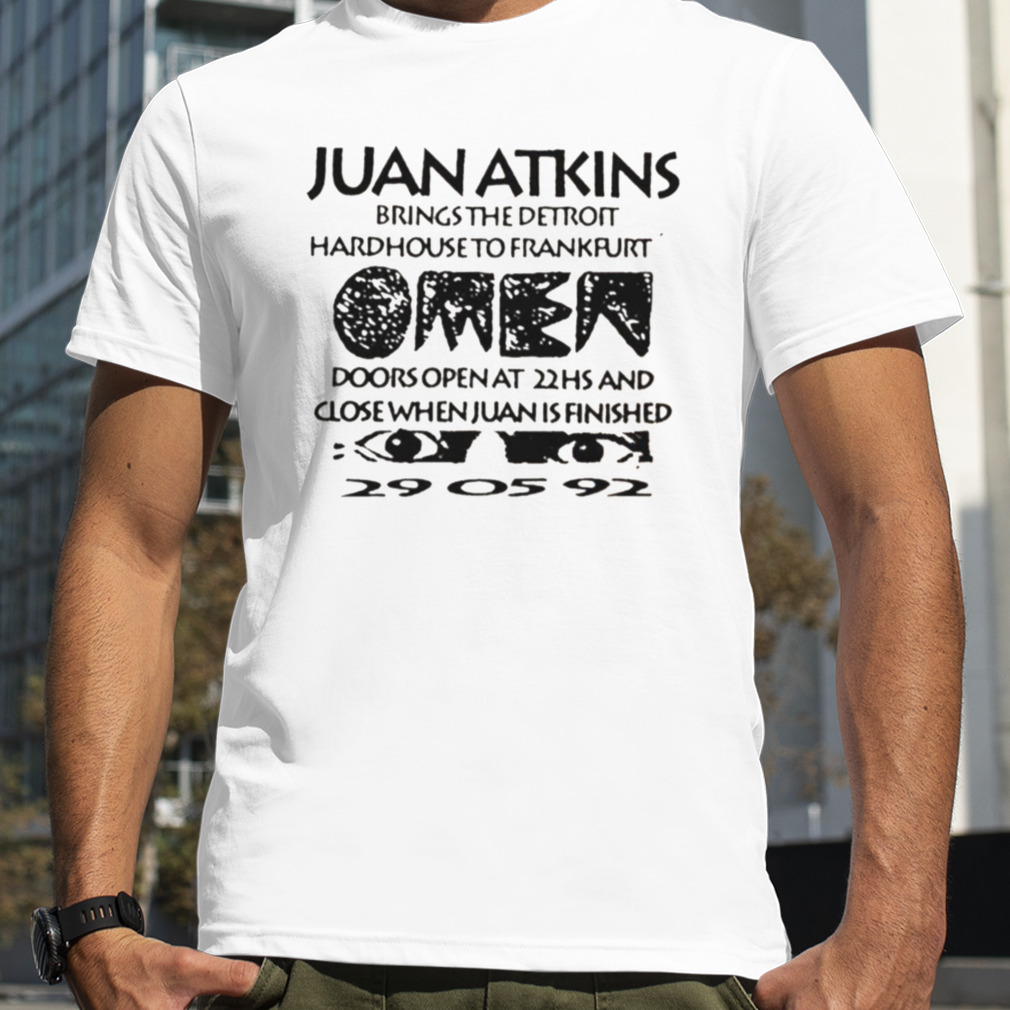Juan Atkins Flyer shirt