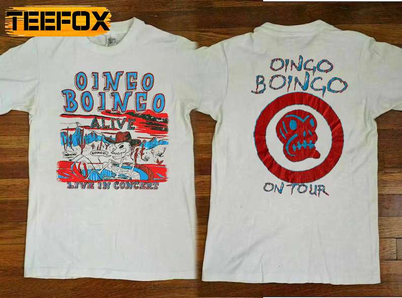 Oingo Boingo Live in Concert 80's Unisex T-Shirt