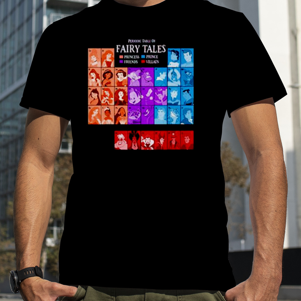 Periodic table of fairy tales shirt