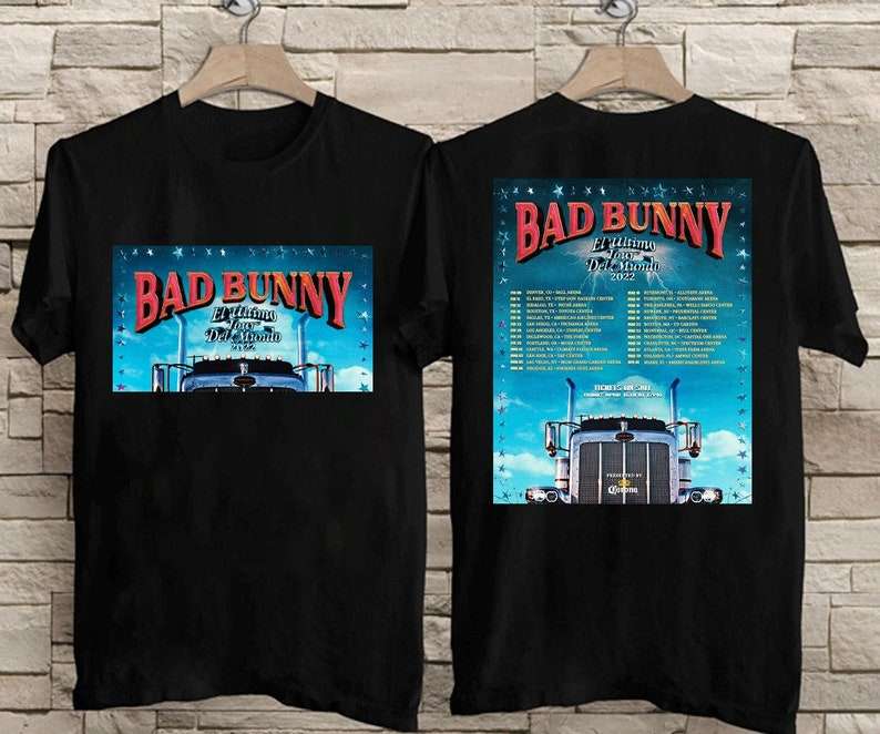 Bad Bunny El Ultimo Tour Del Mundo 2022 T-Shirt