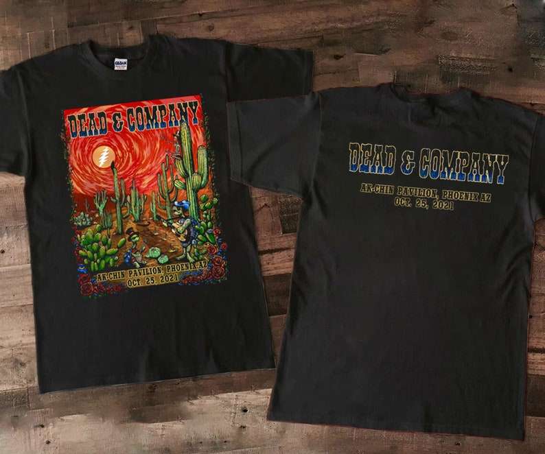 Dead and Company AK CHIN Pavilion Phoenix AZ October 25 2021 Rock Band T-Shirt