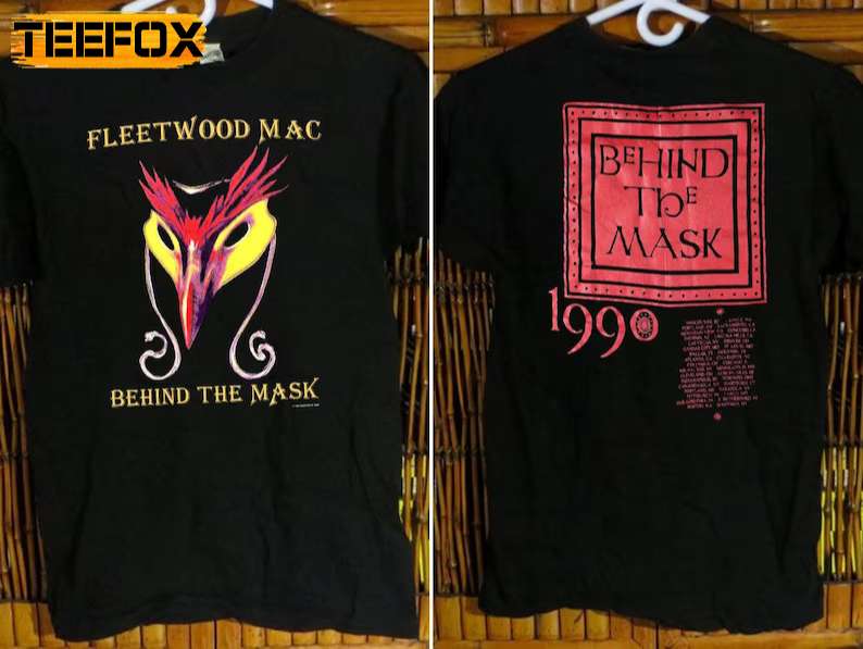 Fleetwood Mac 1990 Behind The Mask Tour Concert T-Shirt