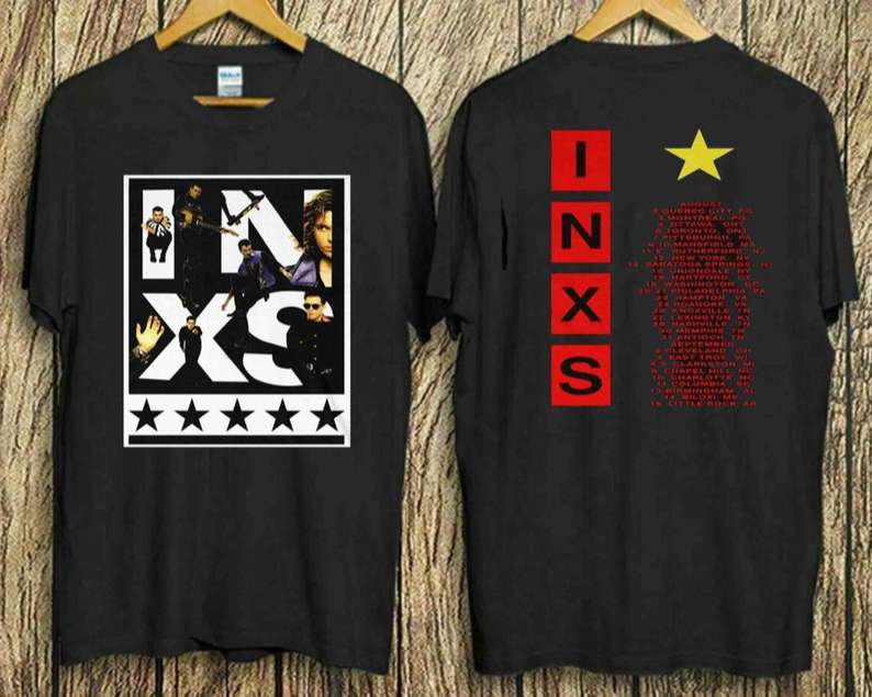 INXS Calling All Nations Tour T Shirt