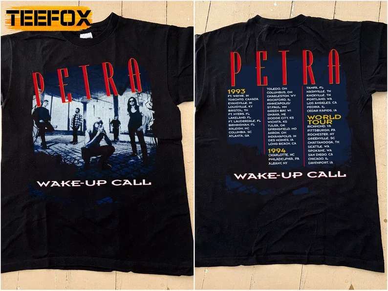Petra Wake-up Call 1993-1994 Album Tour Vintage T-Shirt