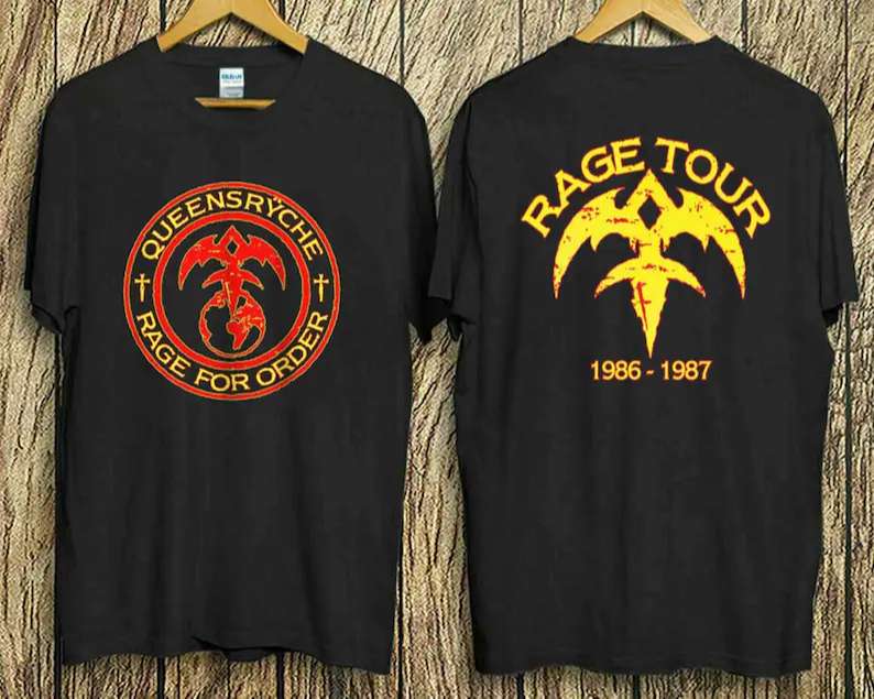 Queensryche Rage For Order Concert Tour T Shirt