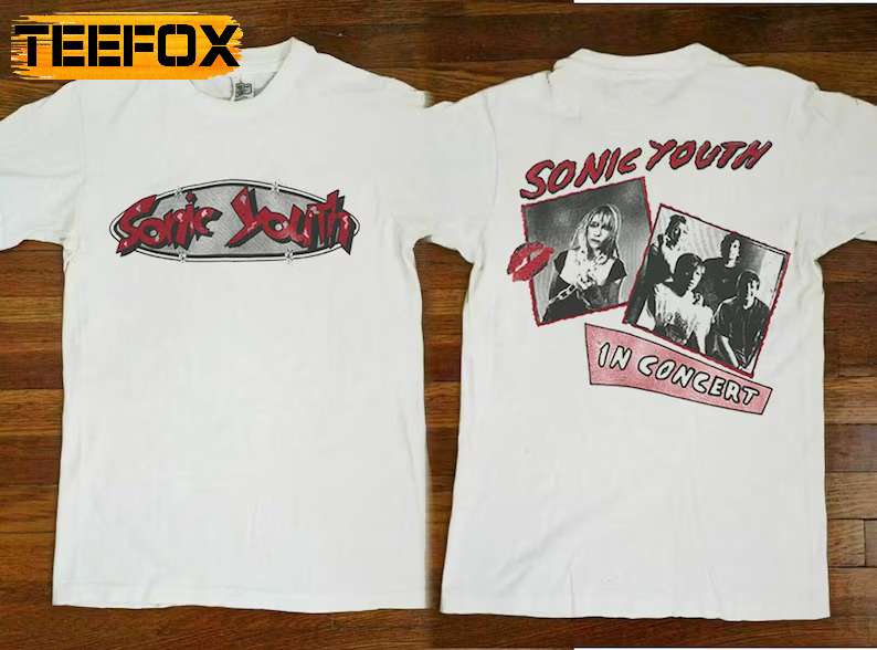 Sonic Youth In Concert Rock Band T-Shirt