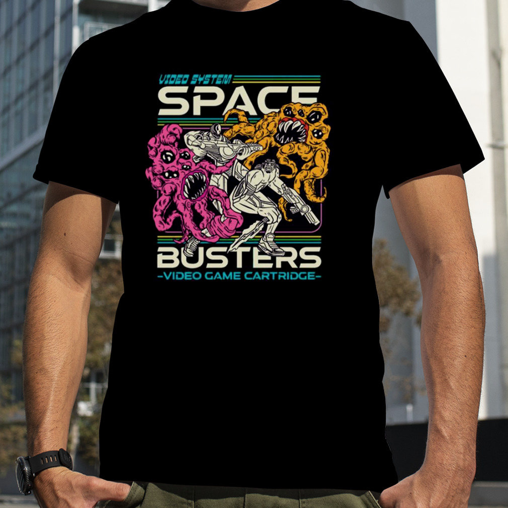 Space Hunters Vs Aliens Video Game Tribute Active shirt